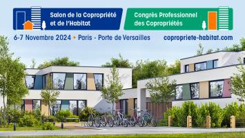 Affiche du Salon de la Copropriété et de l'Habitat de Paris 2024
