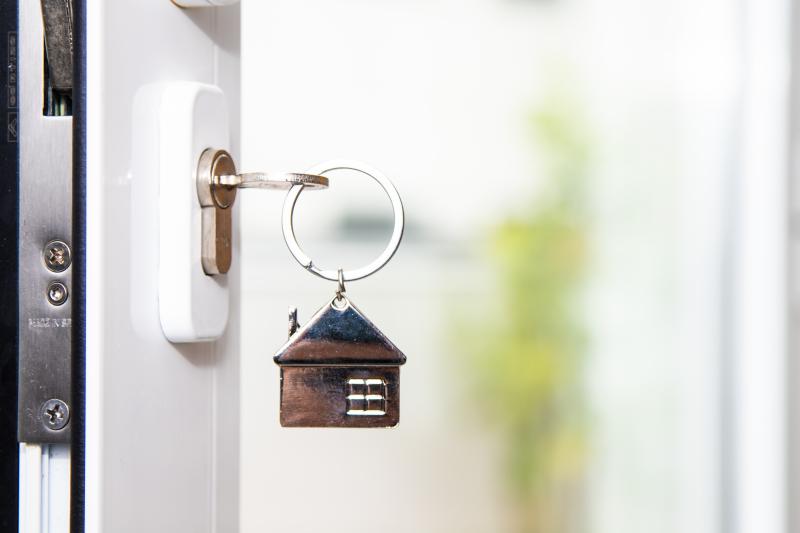 clé dans porte