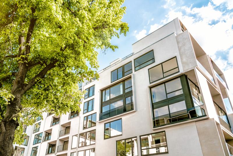 Une copropriété en France protégée par l'assurance multirisque immeuble