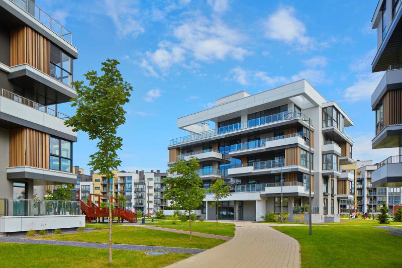 Une copropriété neuve en France