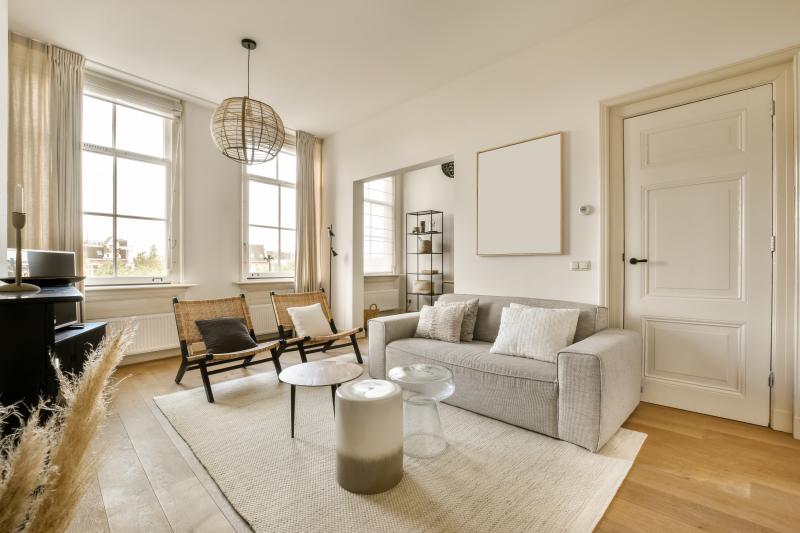 L'intérieur d'un appartement chic en location