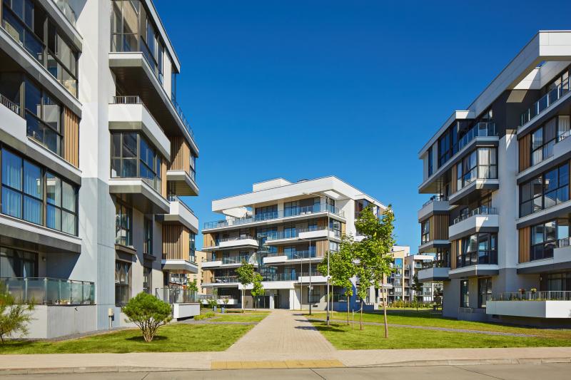 Des bâtiments situés au sein d'une copropriété