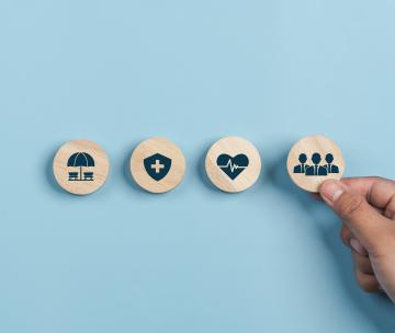 Des pictogrammes santé et prévoyance